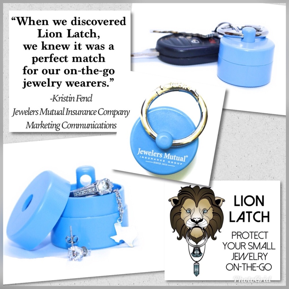 Lion Latch Jewelry Tote Keychain box